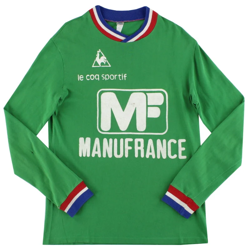 1975-76 Saint Etienne Le Coq Sportif Home Shirt L/S