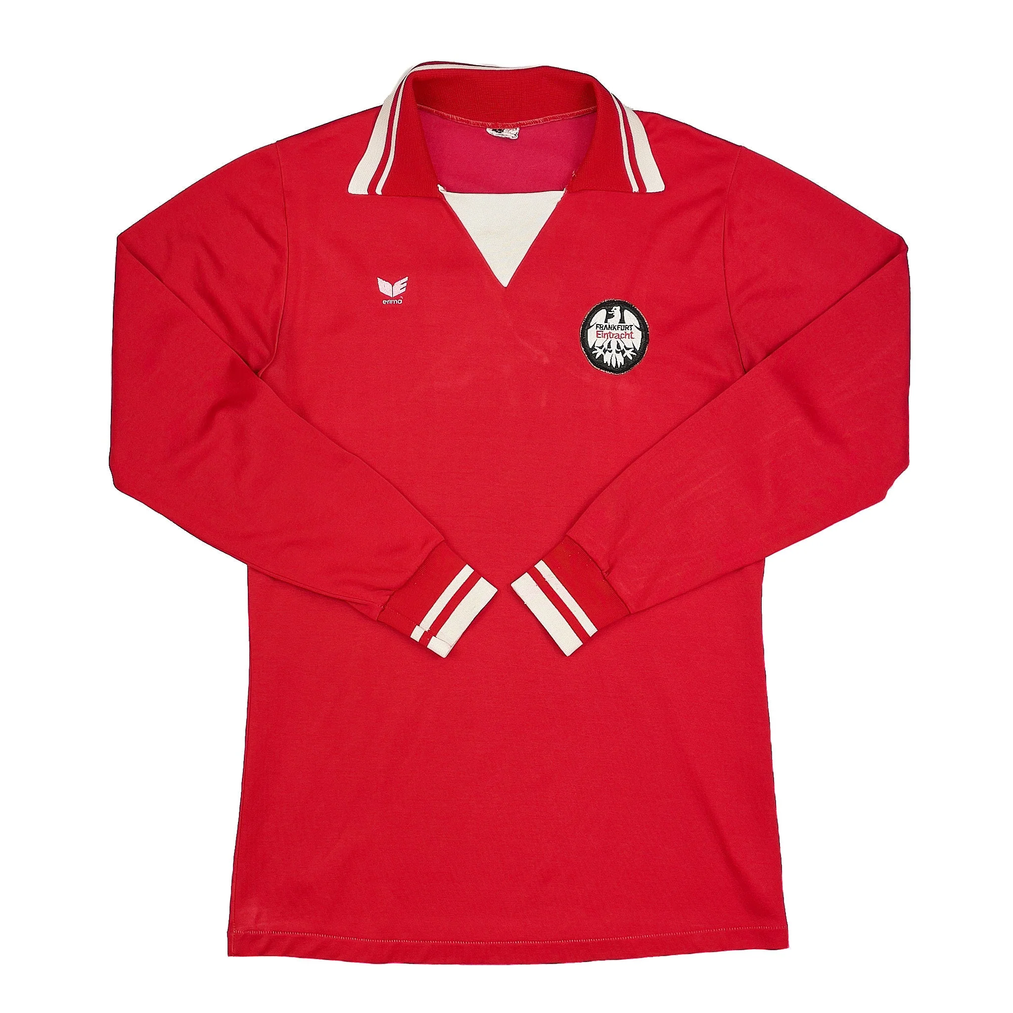 1978/79 Eintracht Frankfurt L/S Home Shirt (L) Erima - Image 3