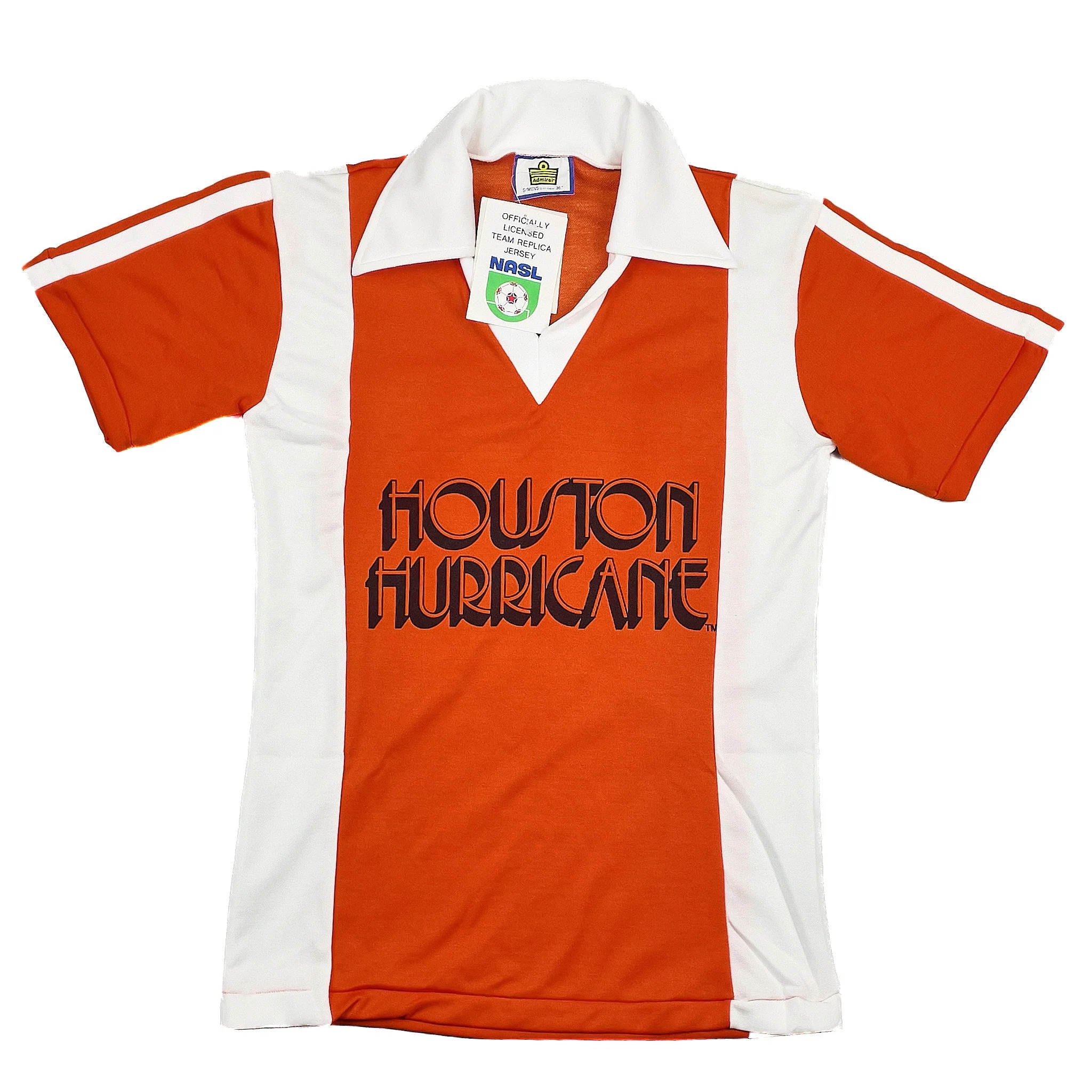 1978/80 Houston Hurricane *BNWT* Home Shirt (S) Admiral Nasl - Image 3