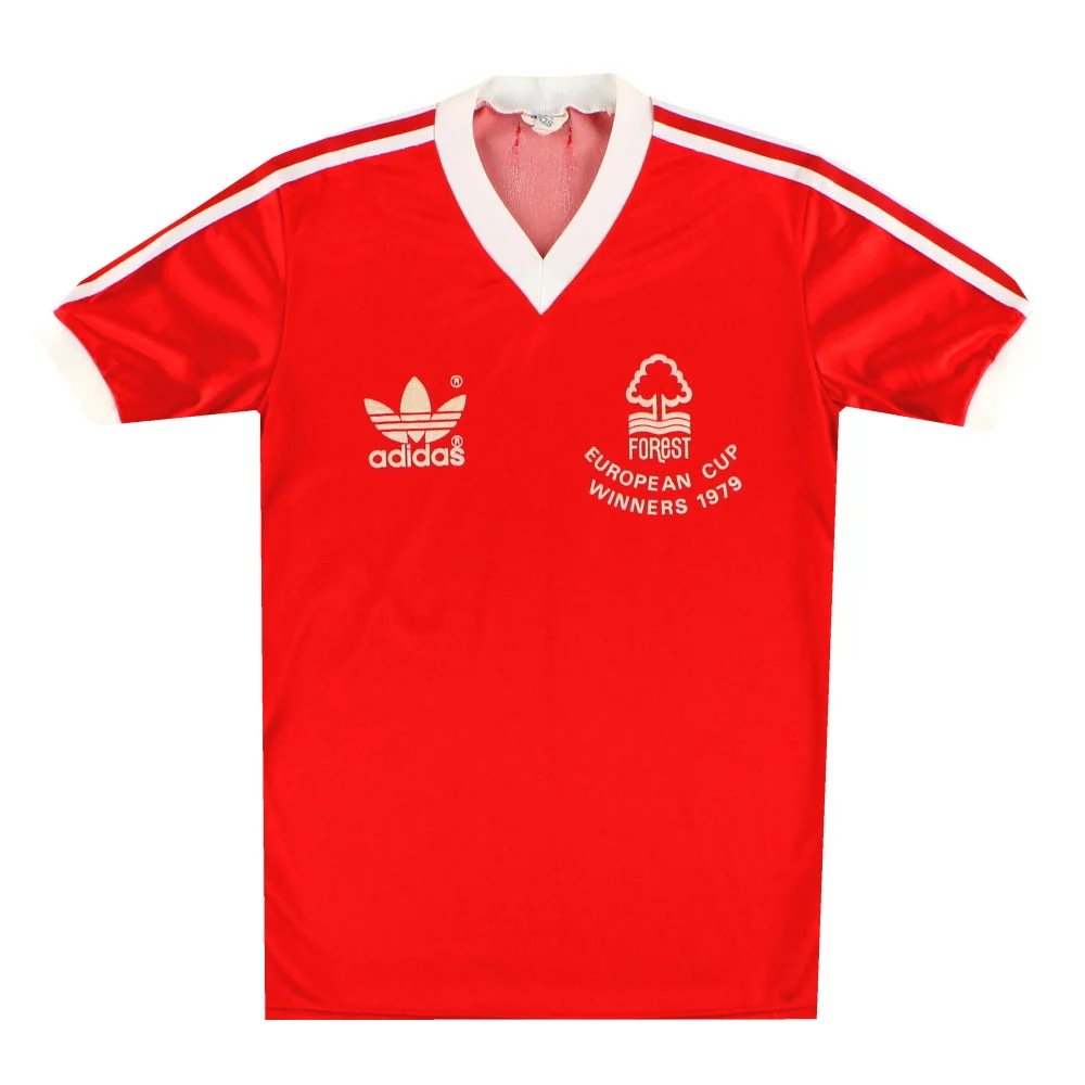 1979-80 Nottingham Forest adidas 'European Cup Winners' Home Shirt Y