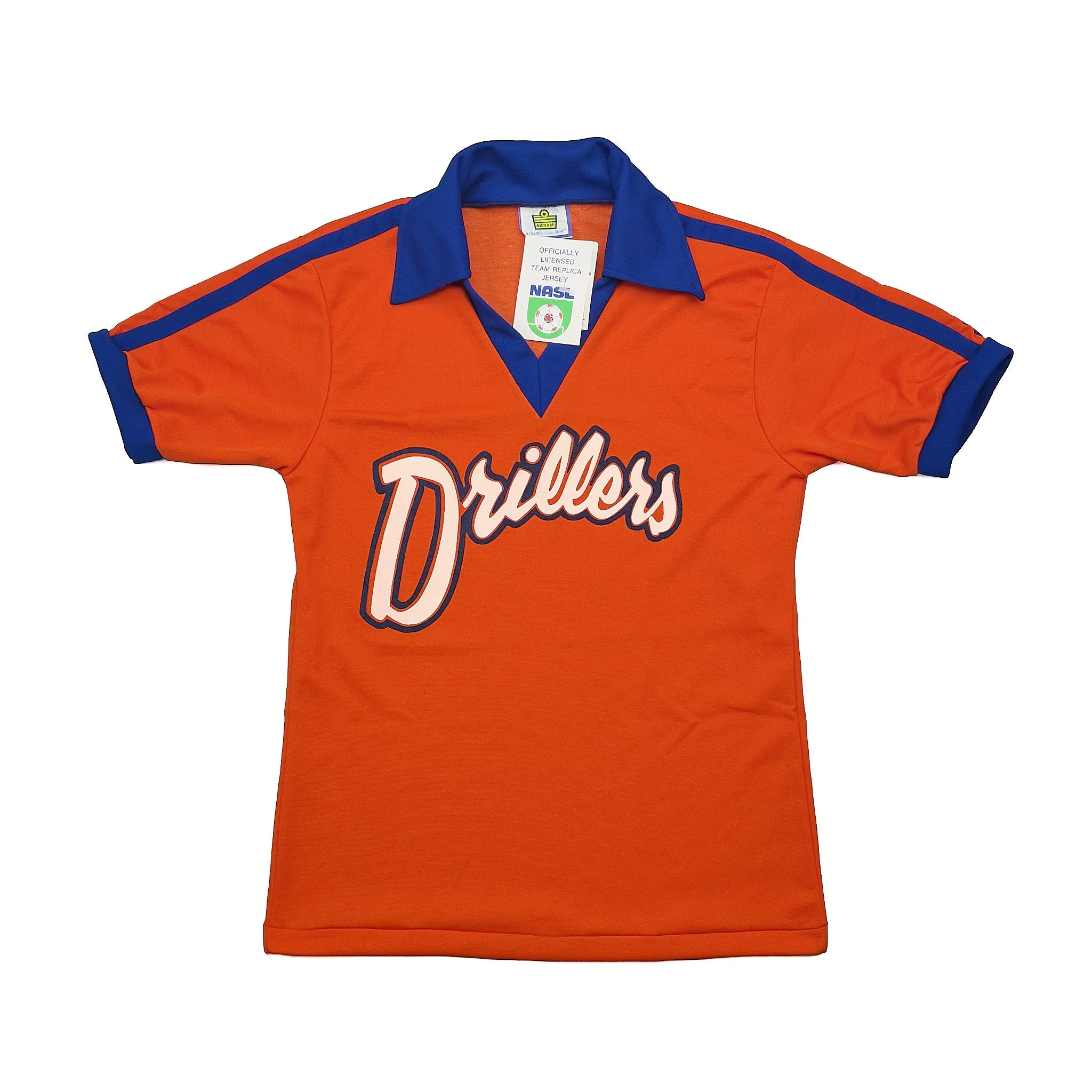 1979/82 Edmonton Drillers *BNWT* Home Shirt (M) Admiral NASL - Image 3
