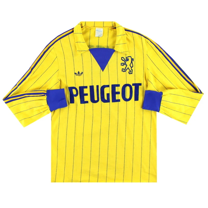1981-82 Sochaux adidas Match Issue Home Shirt #7 L/S