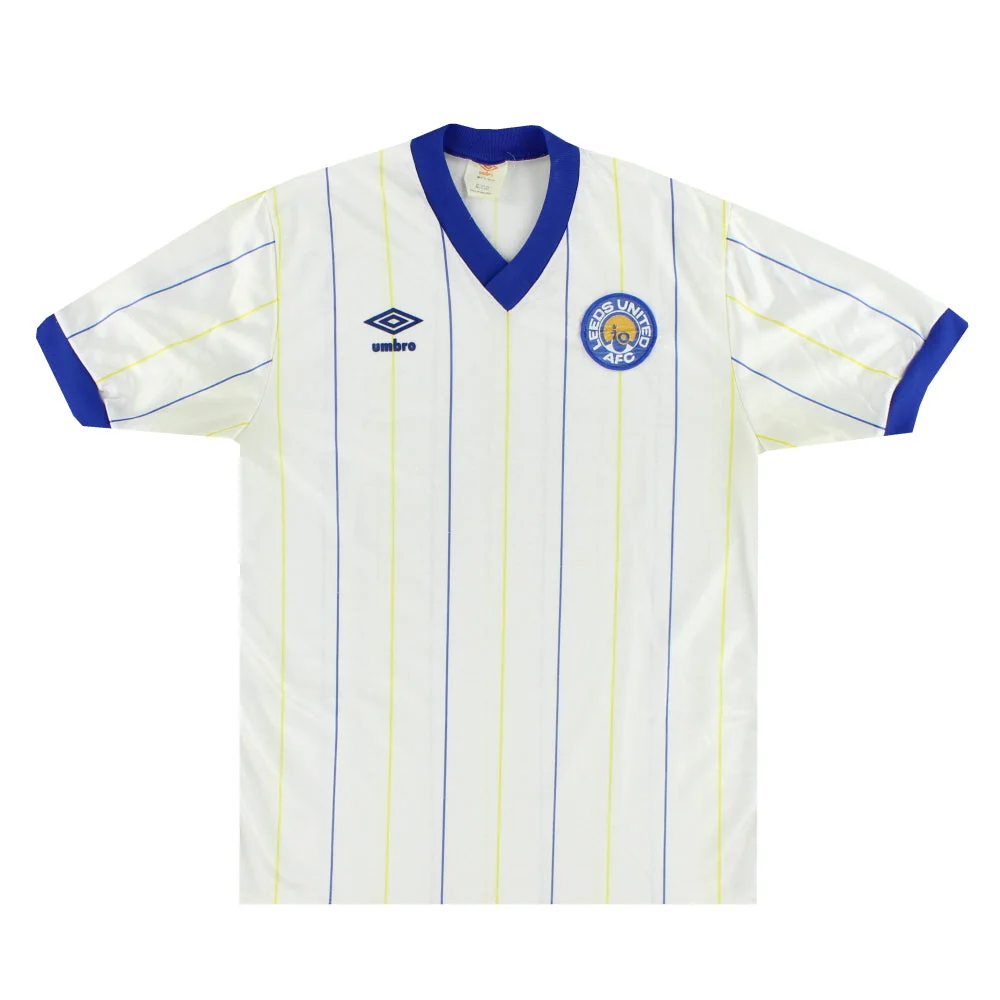 1981-84 Leeds Umbro Home Shirt M