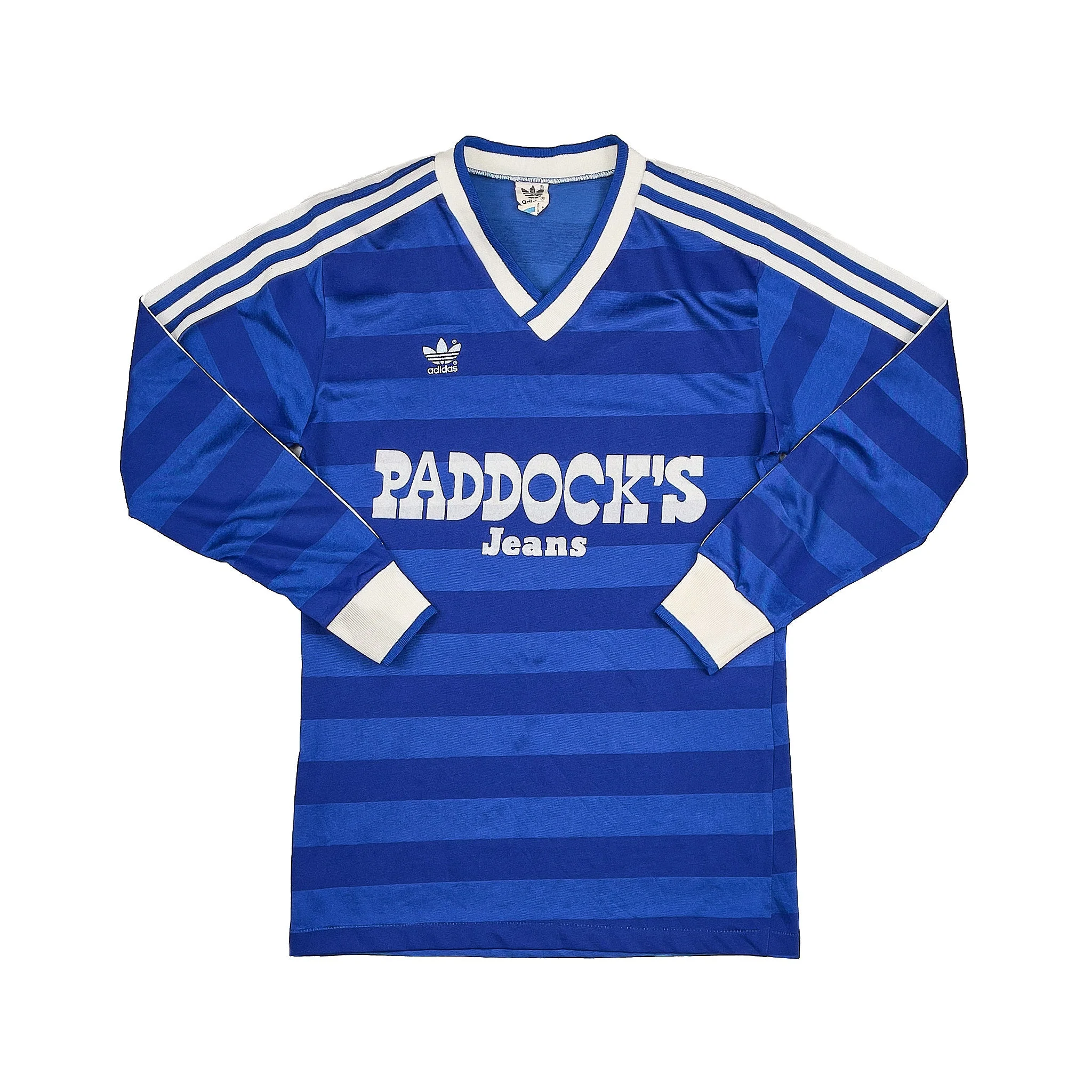 1985/86 Schalke L/S Home Shirt (S) Adidas - Image 3