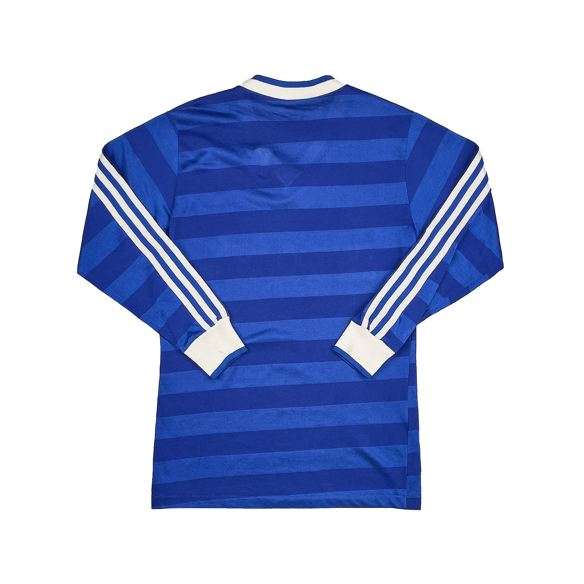 1985/86 Schalke L/S Home Shirt (S) Adidas - Image 4
