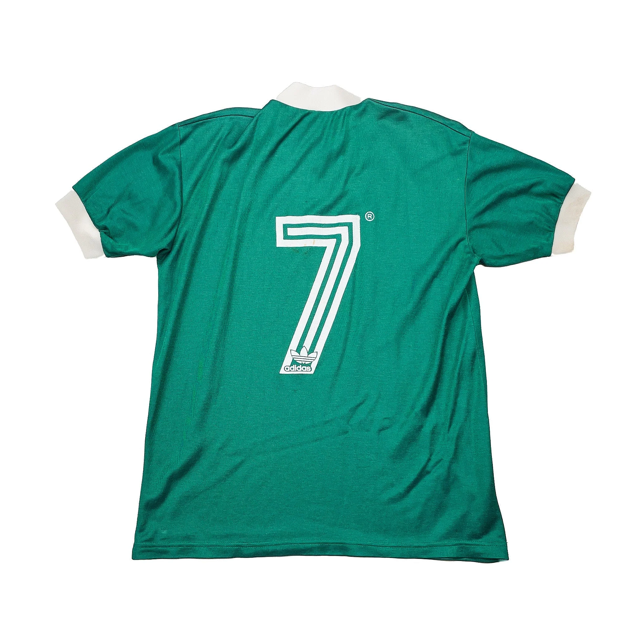 1985/87 Palmeiras #7 Home Shirt (M) Adidas - Image 2