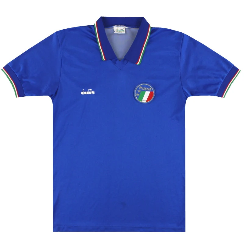 1986-90 Italy Diadora Home Shirt *Mint* XL