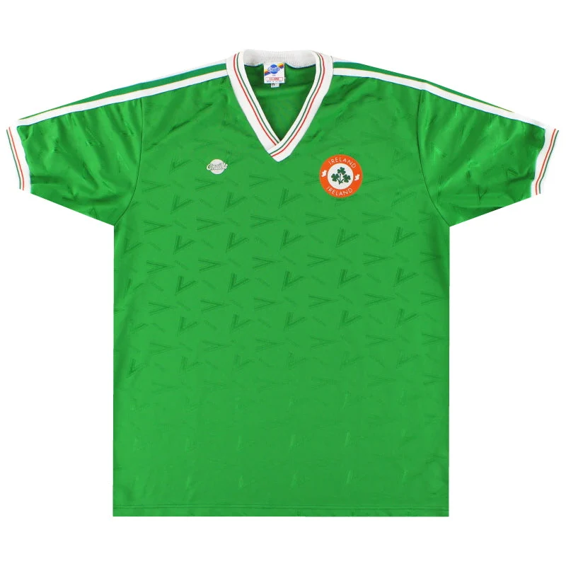 1988-90 Ireland O'neills Fan Home Shirt XL