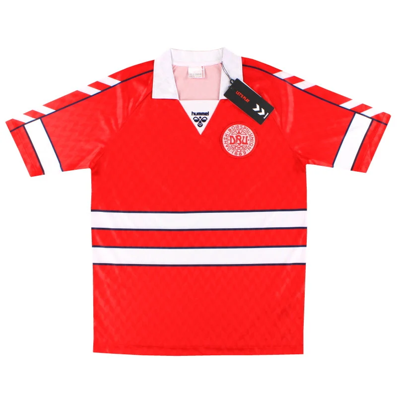 1988 Denmark Hummel 'Euro 88' Icon Shirt *BNIB* L