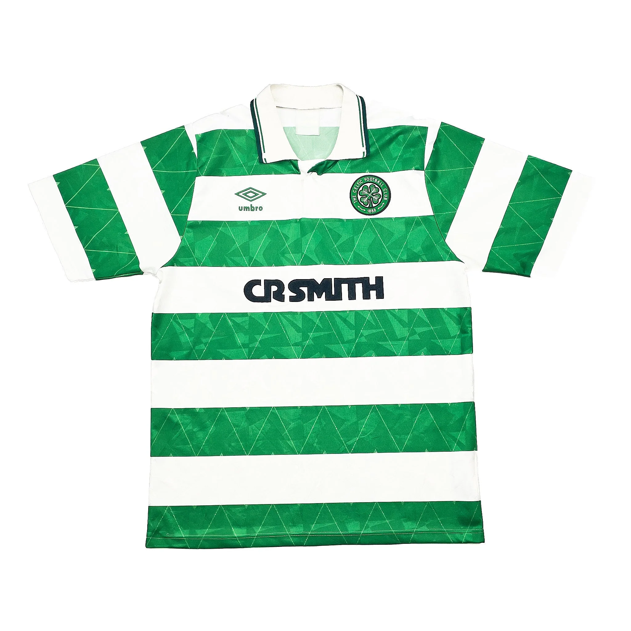 1989/91 Celtic Home Shirt (M) Umbro - Image 3