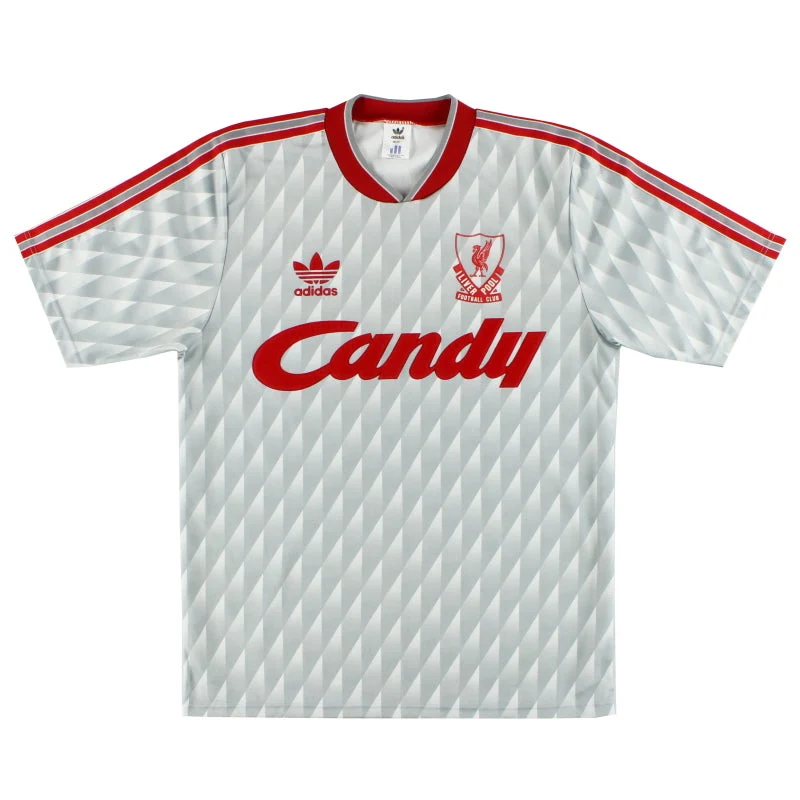 1989-91 Liverpool adidas Away Shirt M/L