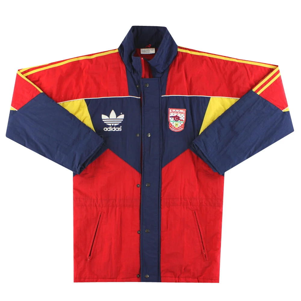 1990-92 Arsenal adidas Bench Coat S