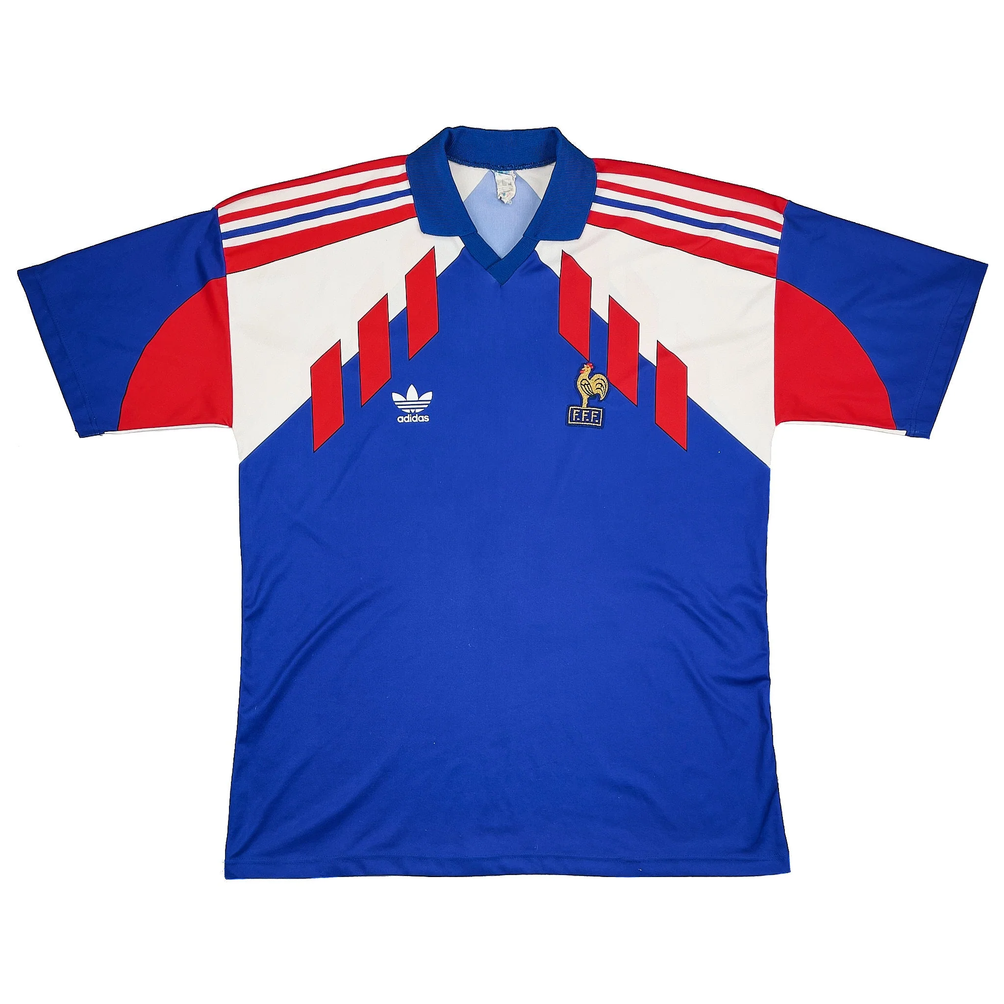 1990/92 France Home Shirt (XL) Adidas - Image 3