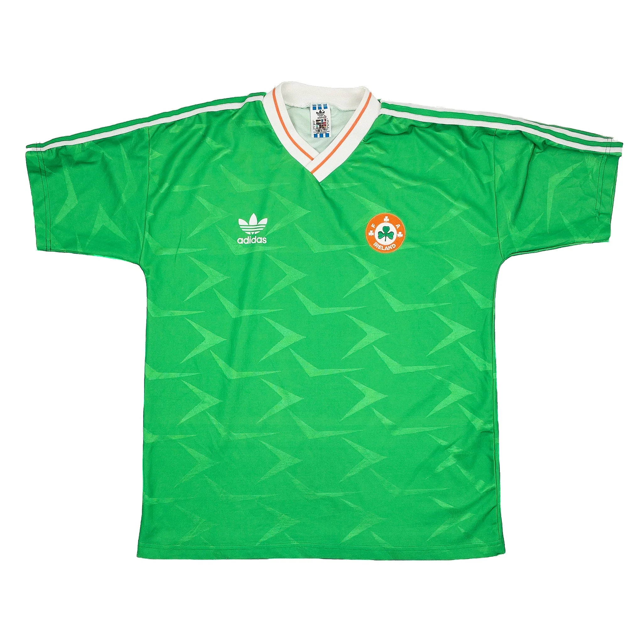 1990/92 Ireland Home Shirt (M) Adidas - Image 3
