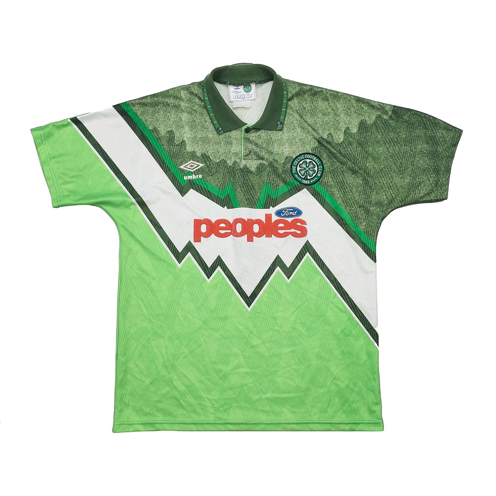 1991/92 Celtic Away Shirt (XL) Umbro - Image 4