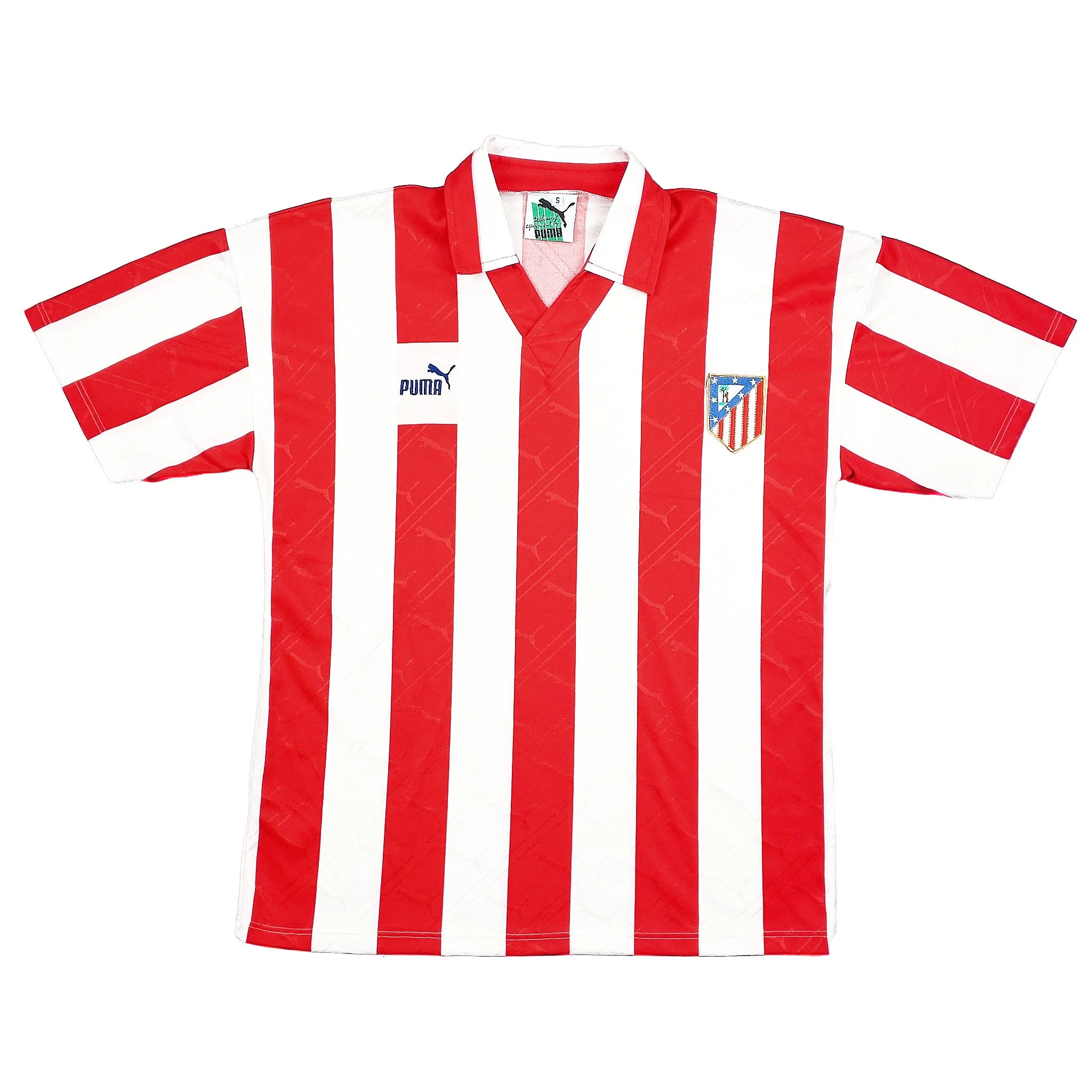 1992/93 Atletico Madrid Home Shirt (S) Puma - Image 3