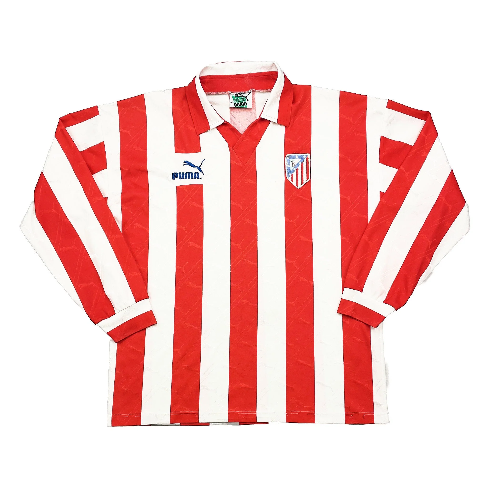 1992/93 Atletico Madrid L/S Home Shirt (M) Puma