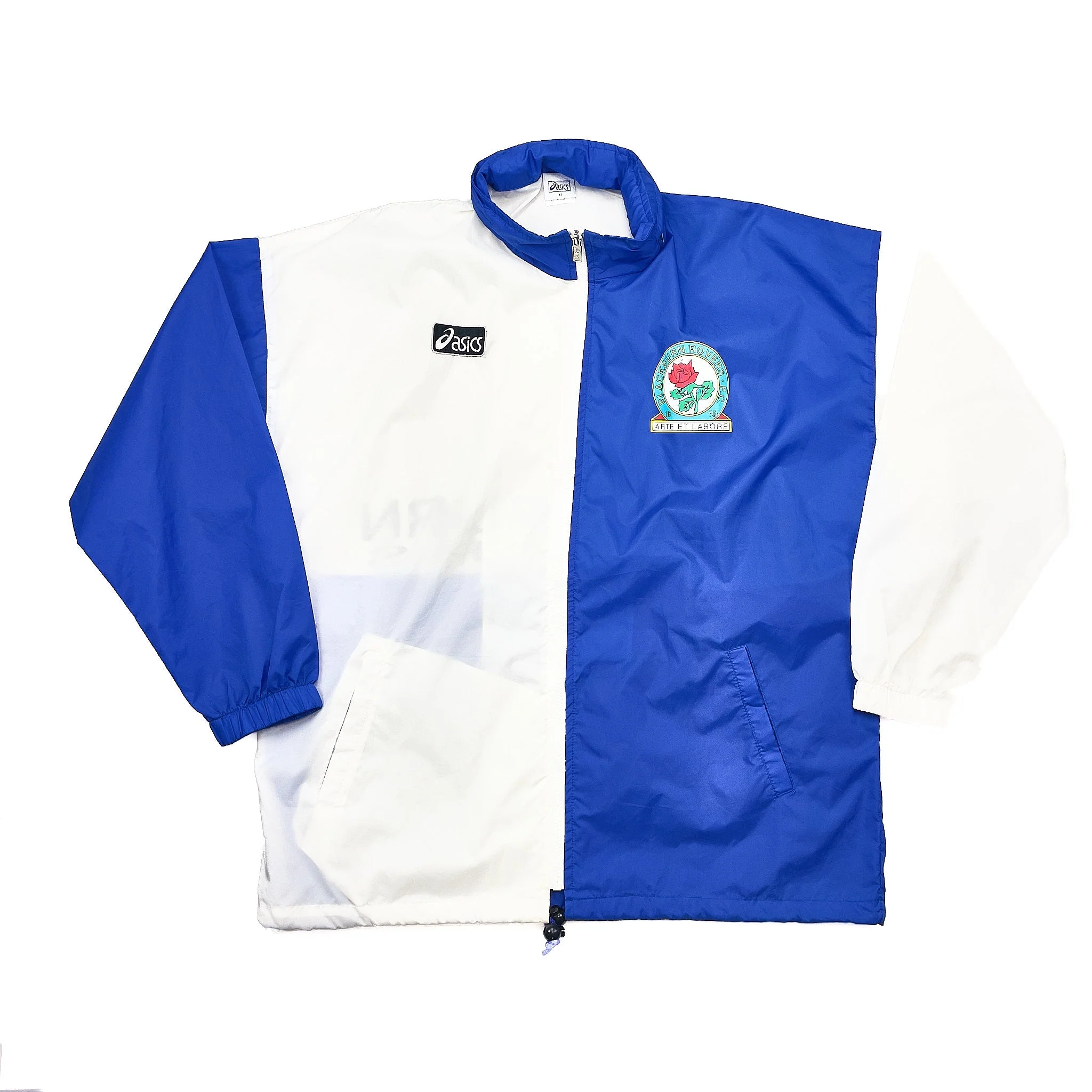 1992/94 Blackburn Rovers Windbreaker (M) Asics - Image 3