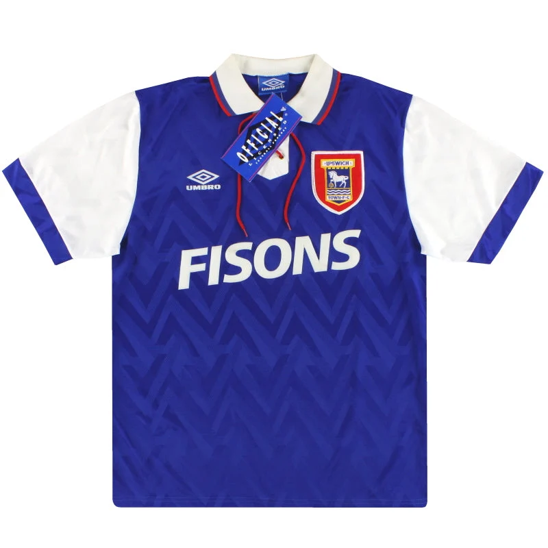 1992-94 Ipswich Umbro Home Shirt *BNIB* L