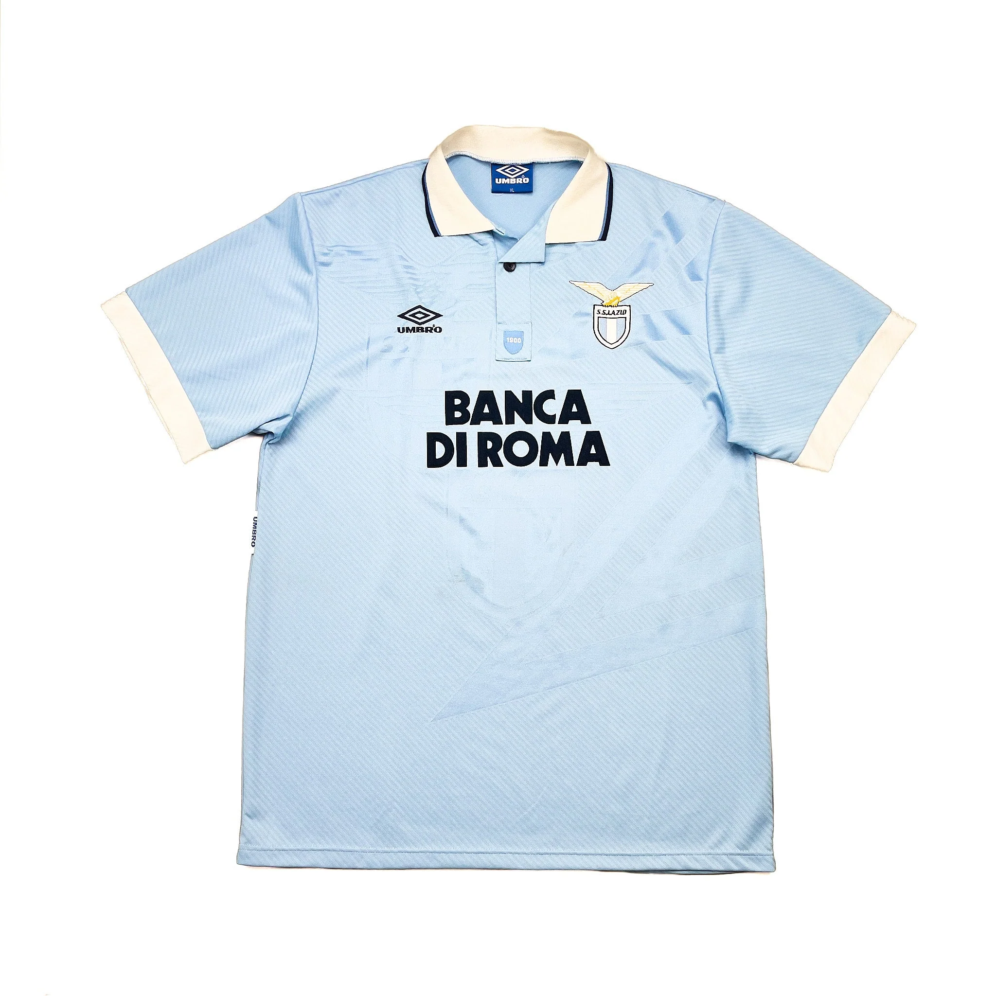 1993/95 Lazio #4 *Match Issue* Home Shirt (XL) Umbro - Image 3