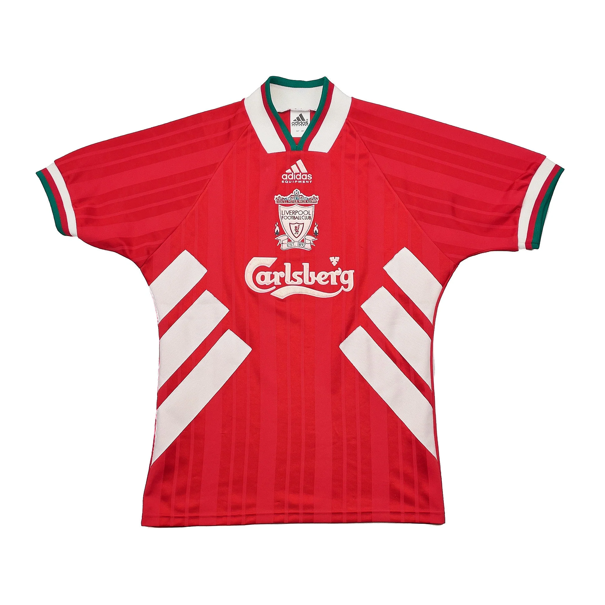 1993/95 Liverpool Home Shirt (S) Adidas - Image 3