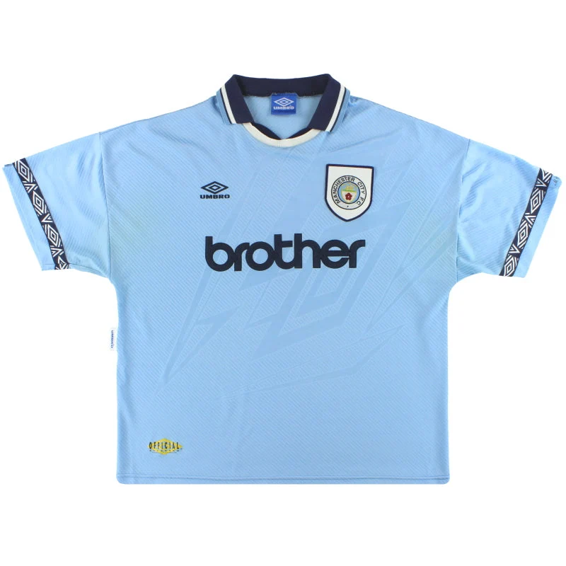 1993-95 Manchester City Umbro Home Shirt XL