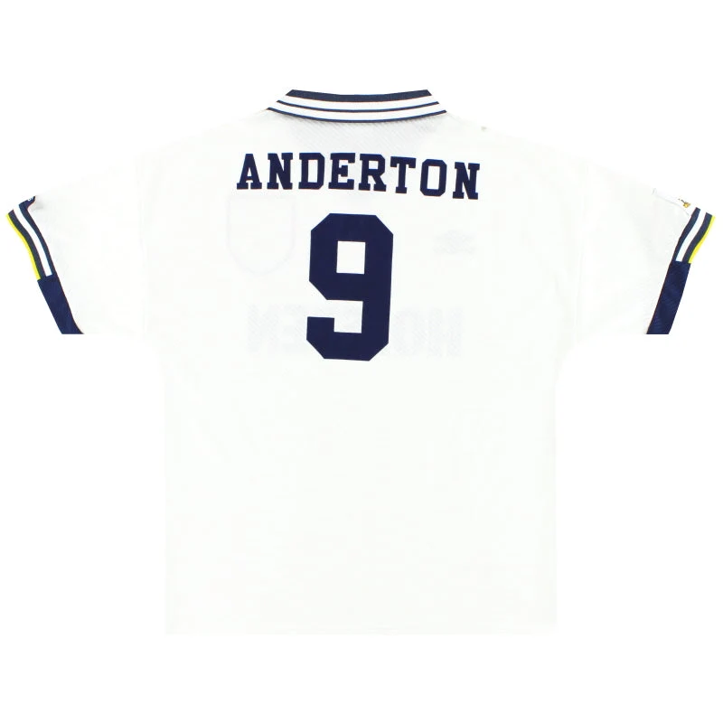 1993-95 Tottenham Umbro Home Shirt Anderton #9 L