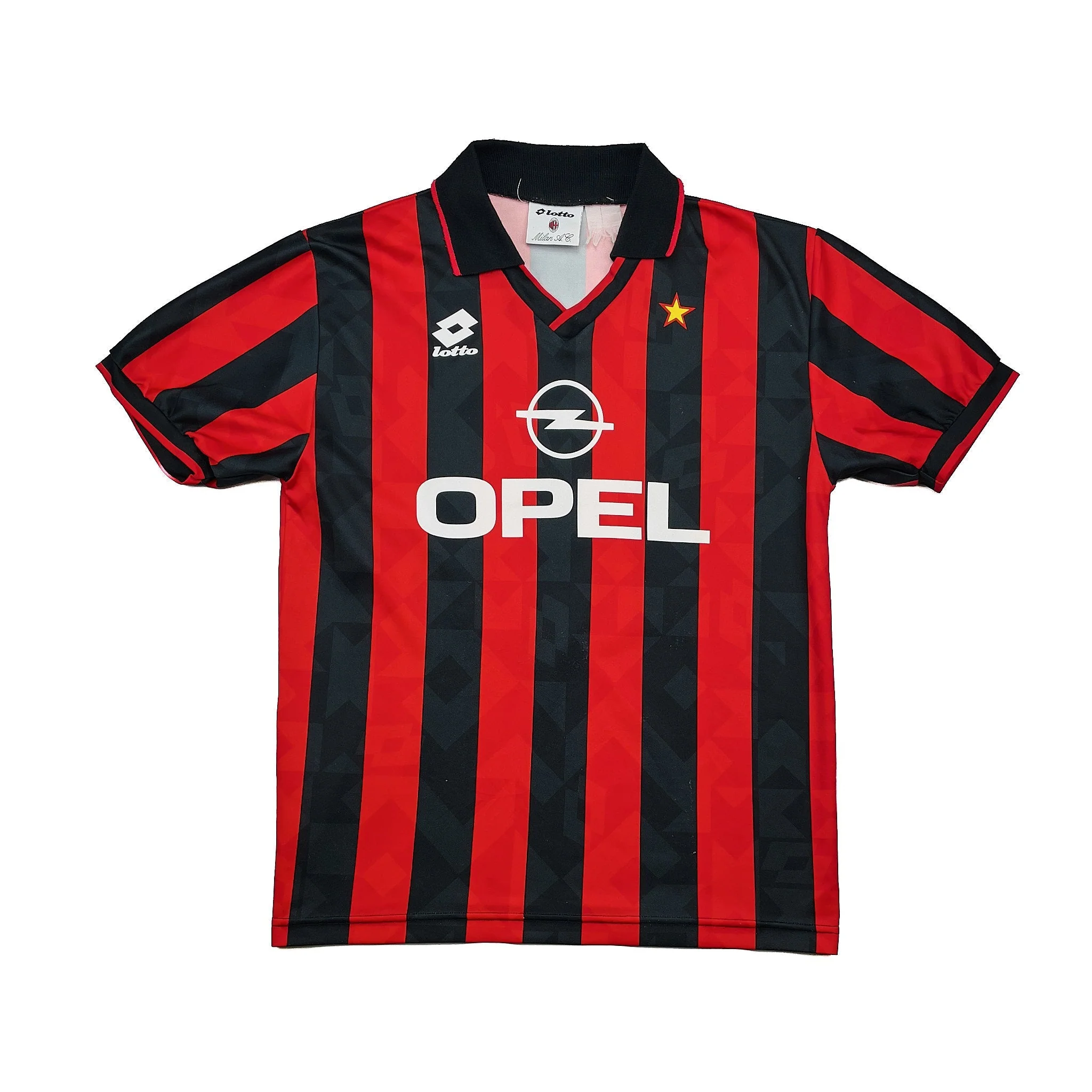 1994/95 AC Milan Savicevic #10 Home Shirt (M) Lotto - Image 2