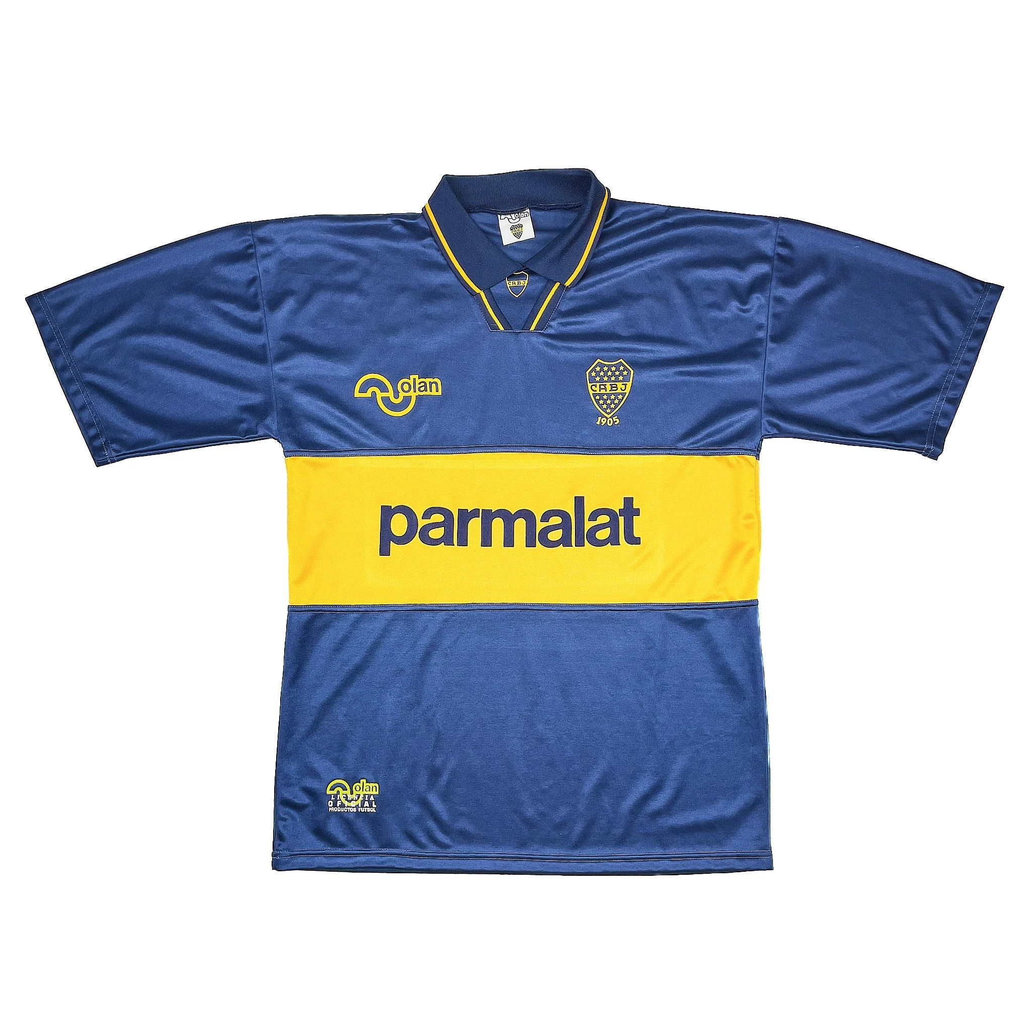 1994/95 Boca Juniors Home Shirt (L) Olan - Image 3