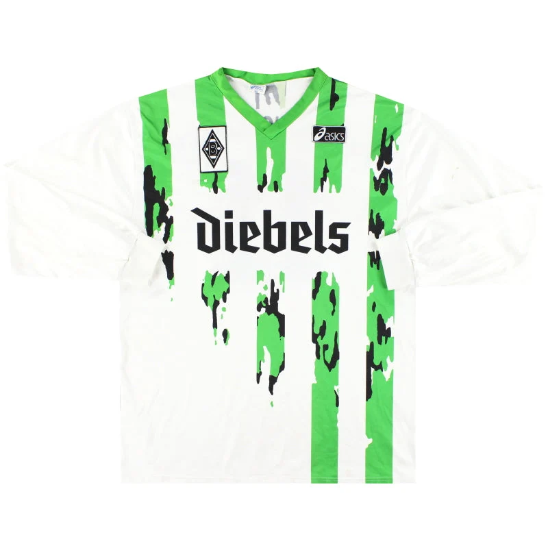 1994-95 Borussia Monchengladbach Asics Home Shirt #11 L/S XXL