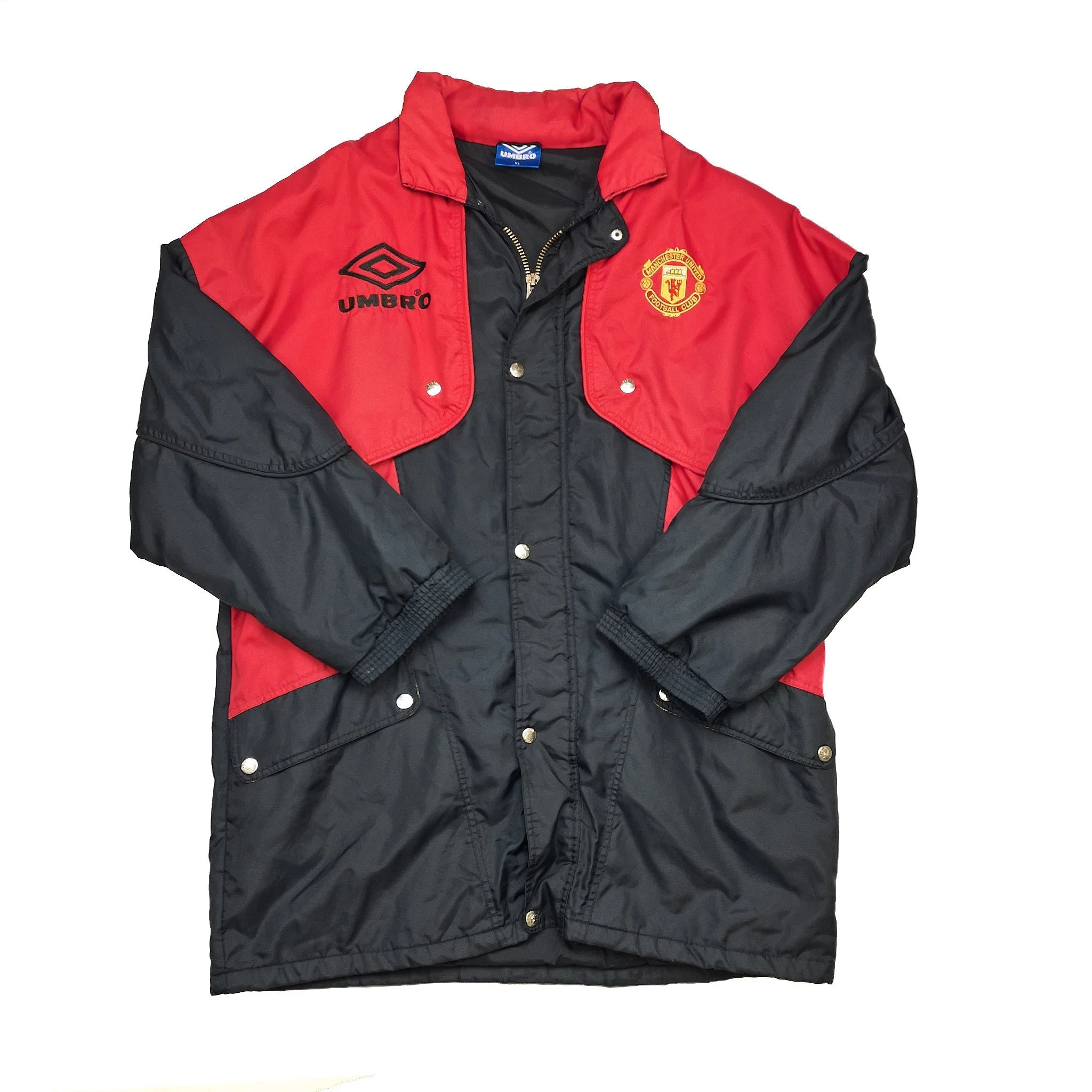 1994/95 Manchester United Bench Coat (XL) Umbro