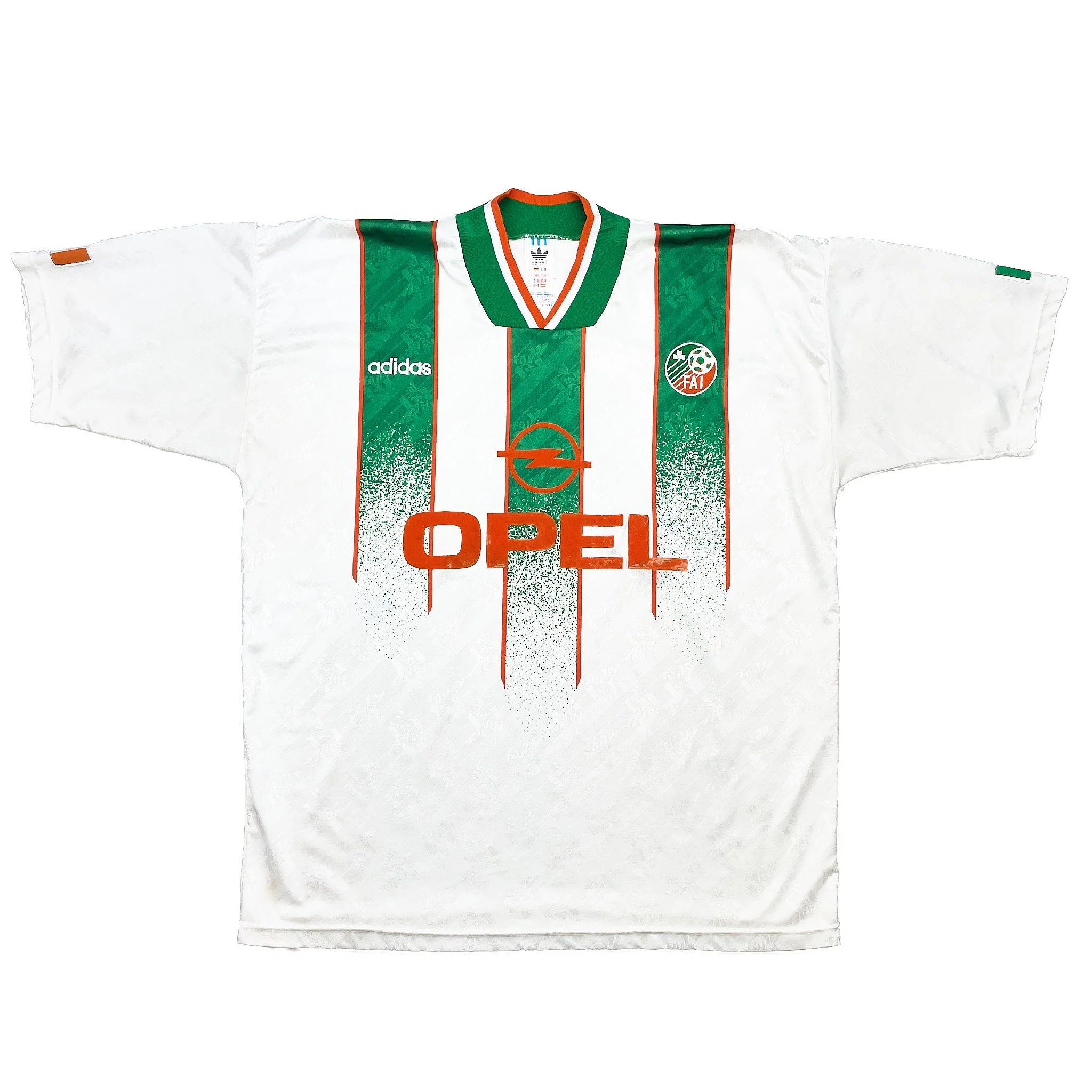 1994 Ireland Keane #6 Away Shirt (XL) Adidas - Image 2