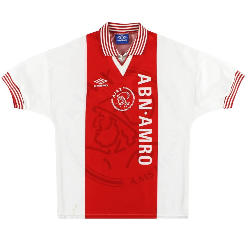 1995-96 Ajax Umbro Home Shirt *Mint* XL