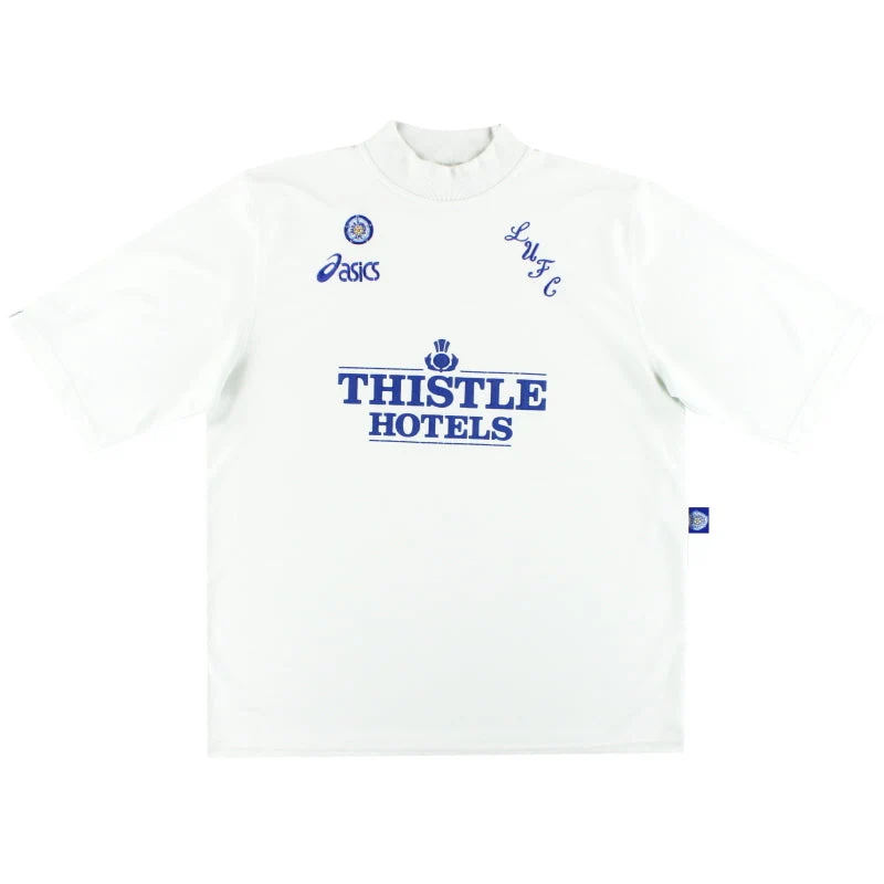 1995-96 Leeds Asics Home Shirt S