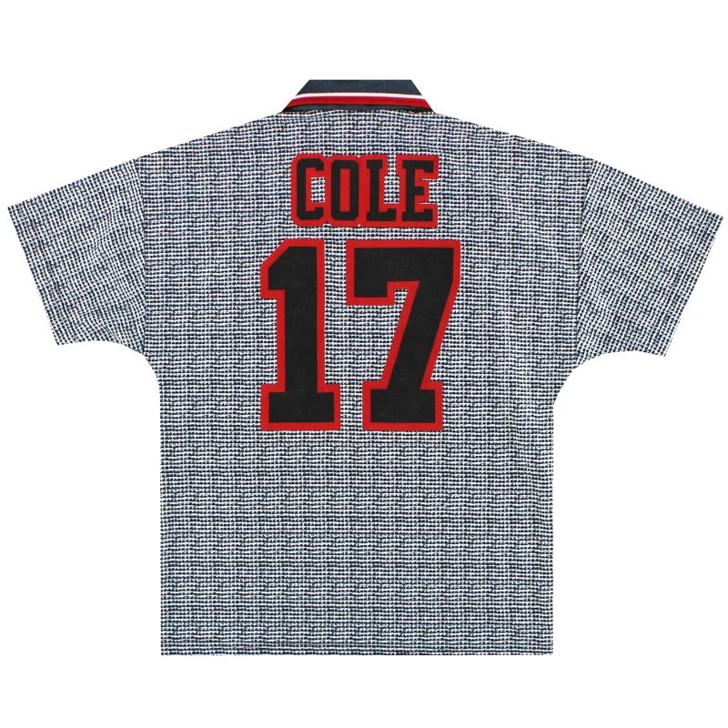 1995-96 Manchester United Umbro Away Shirt Cole #17 L.Boys