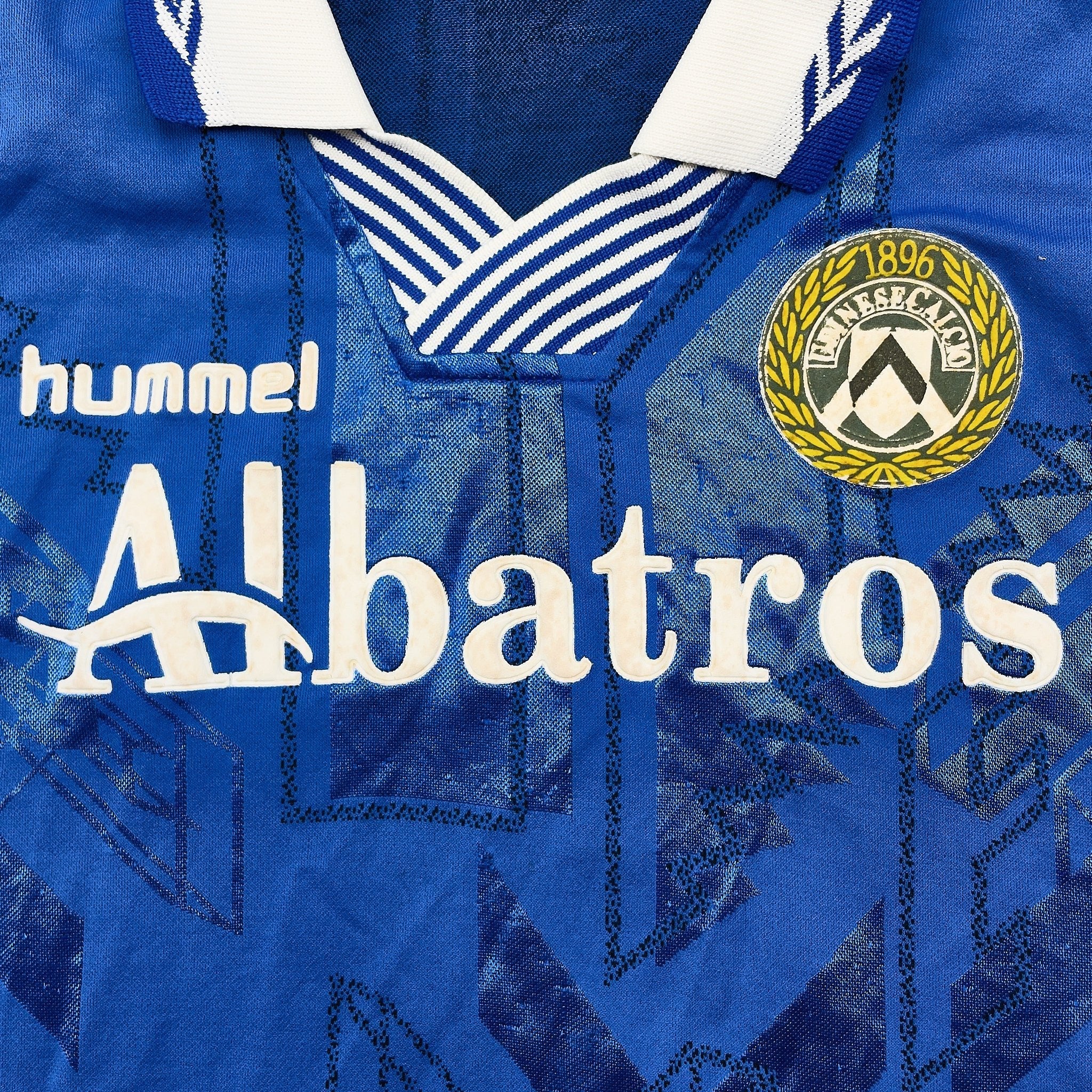 1995/96 Udinese Away Shirt (M) Hummel - Image 3
