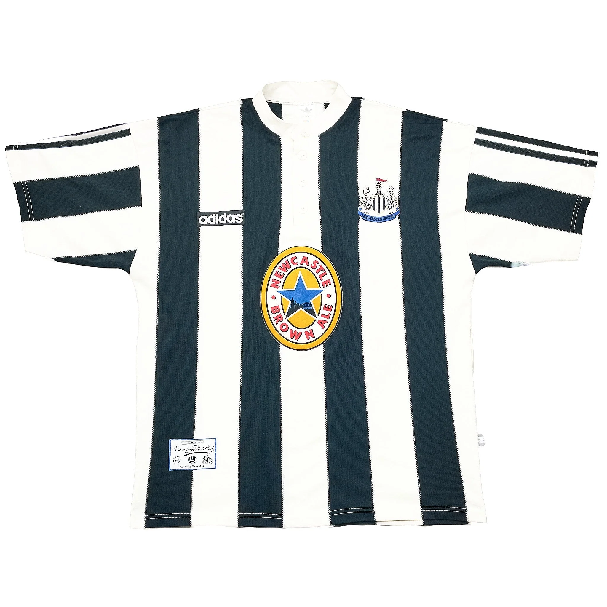 1995/97 Newcastle United Home Shirt (L) Adidas