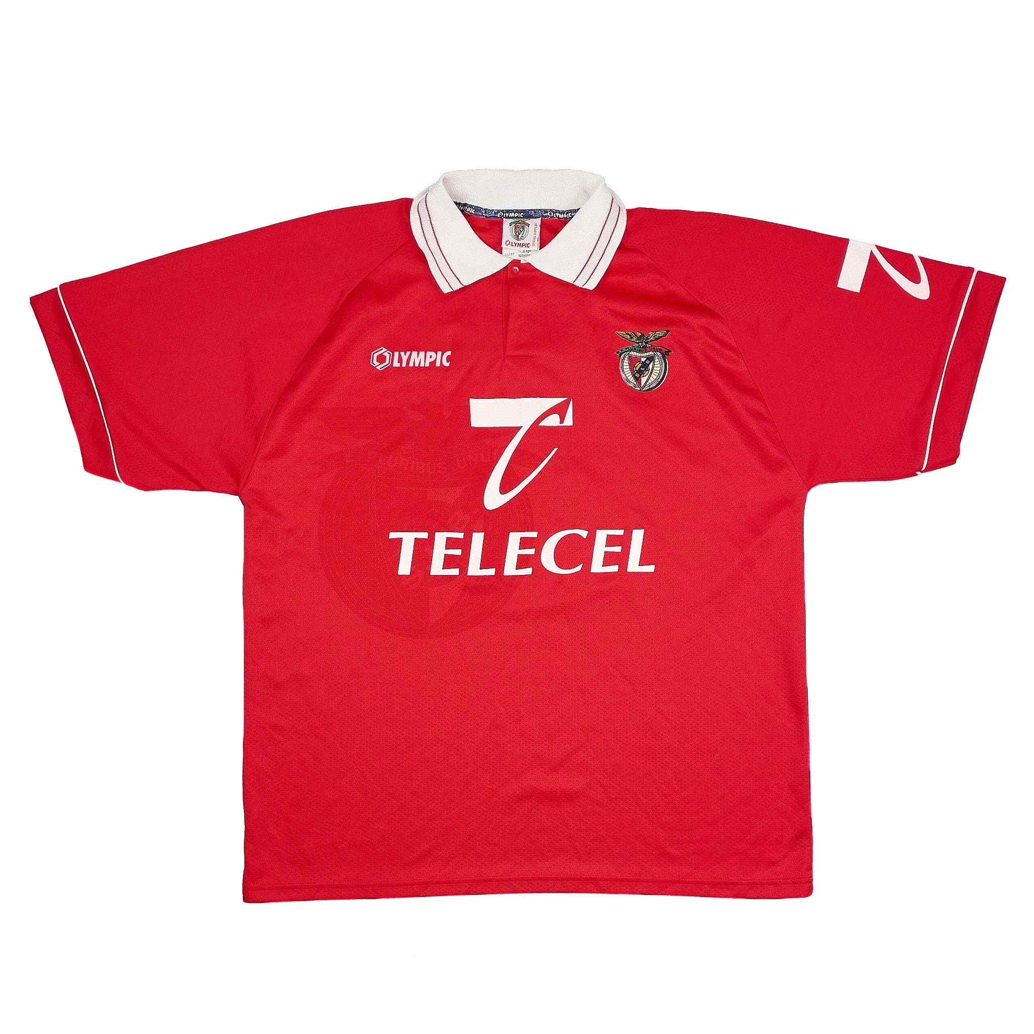 1996/97 Benfica #3 *Player Issue* Home Shirt (XXL) Olympic - Image 3
