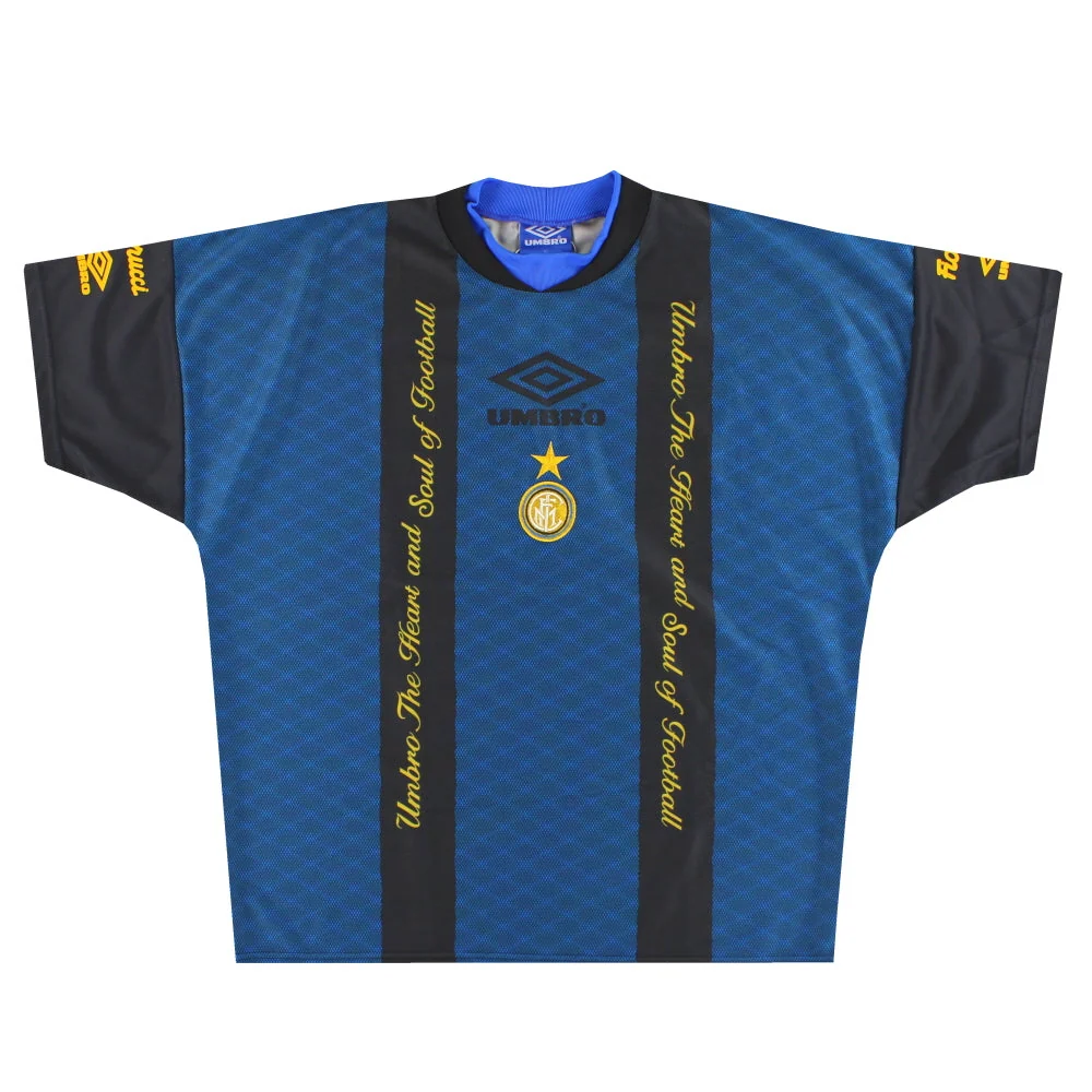 1996-97 Inter Milan Umbro Training Shirt XL