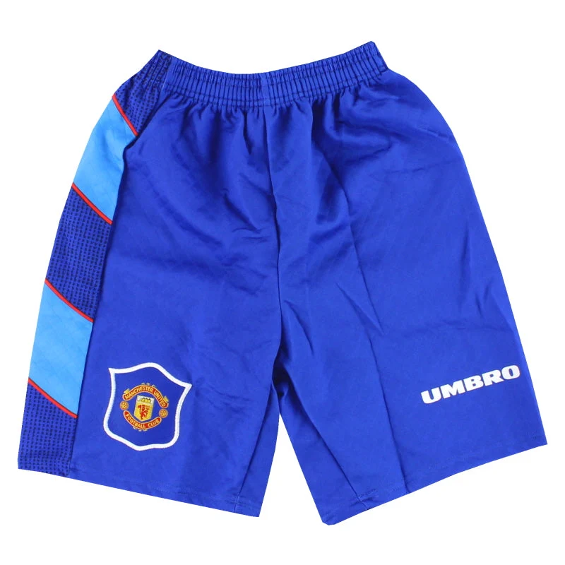 1996-97 Manchester United Umbro Goalkeeper Shorts *As New* Y