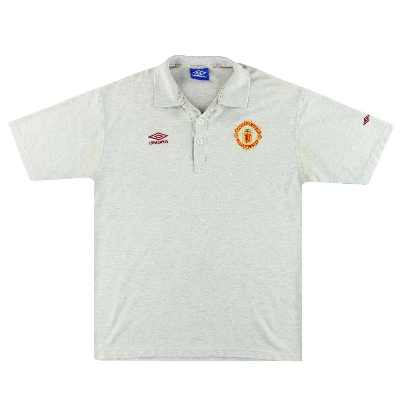 1996-97 Manchester United Umbro Polo Shirt XL