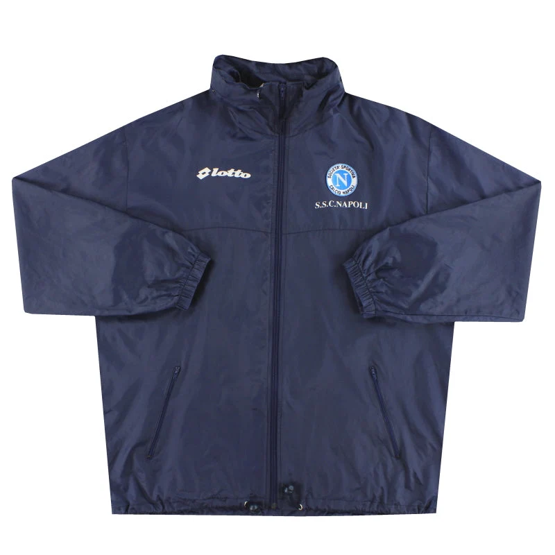 1996-97 Napoli Lotto Hooded Rain Jacket XL