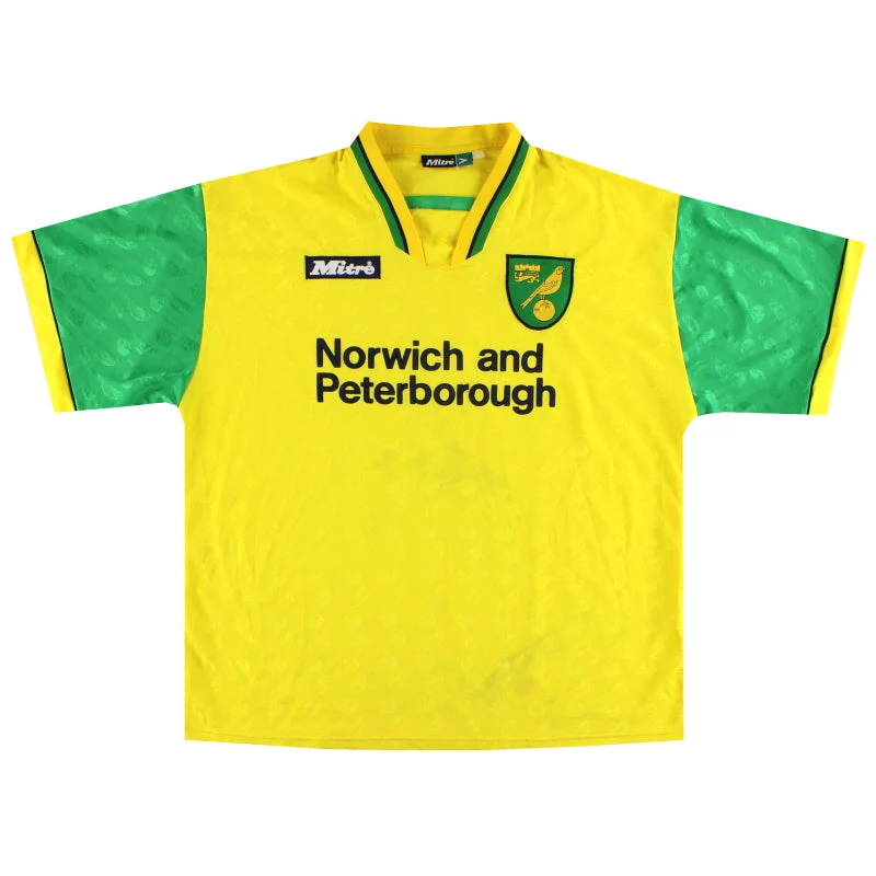 1996-97 Norwich City Mitre Home Shirt M