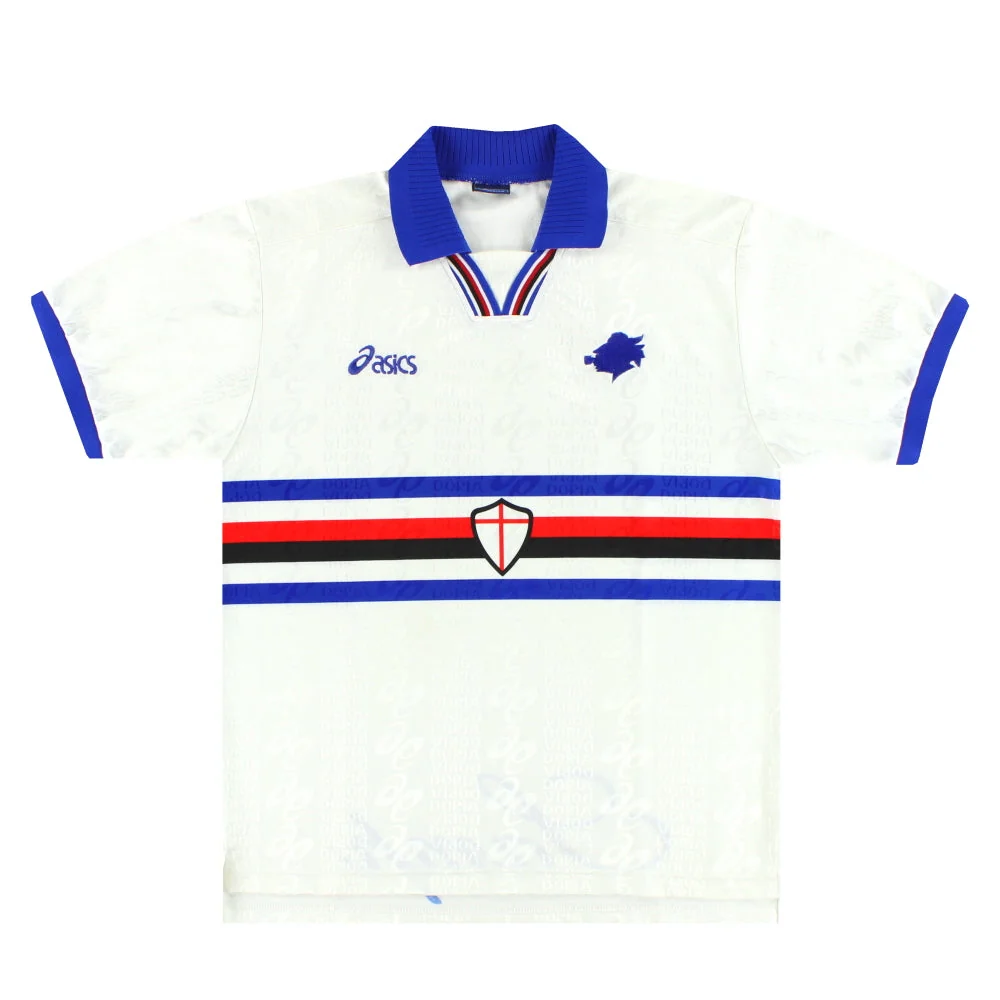 1996-97 Sampdoria Asics Away Shirt L