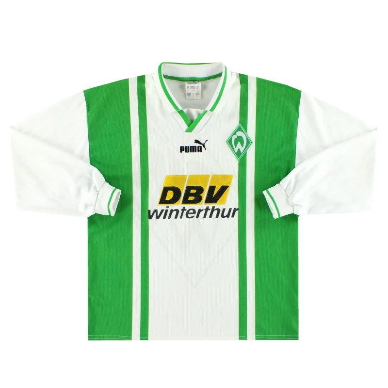 1996-97 Werder Bremen Puma Home Shirt L/S S