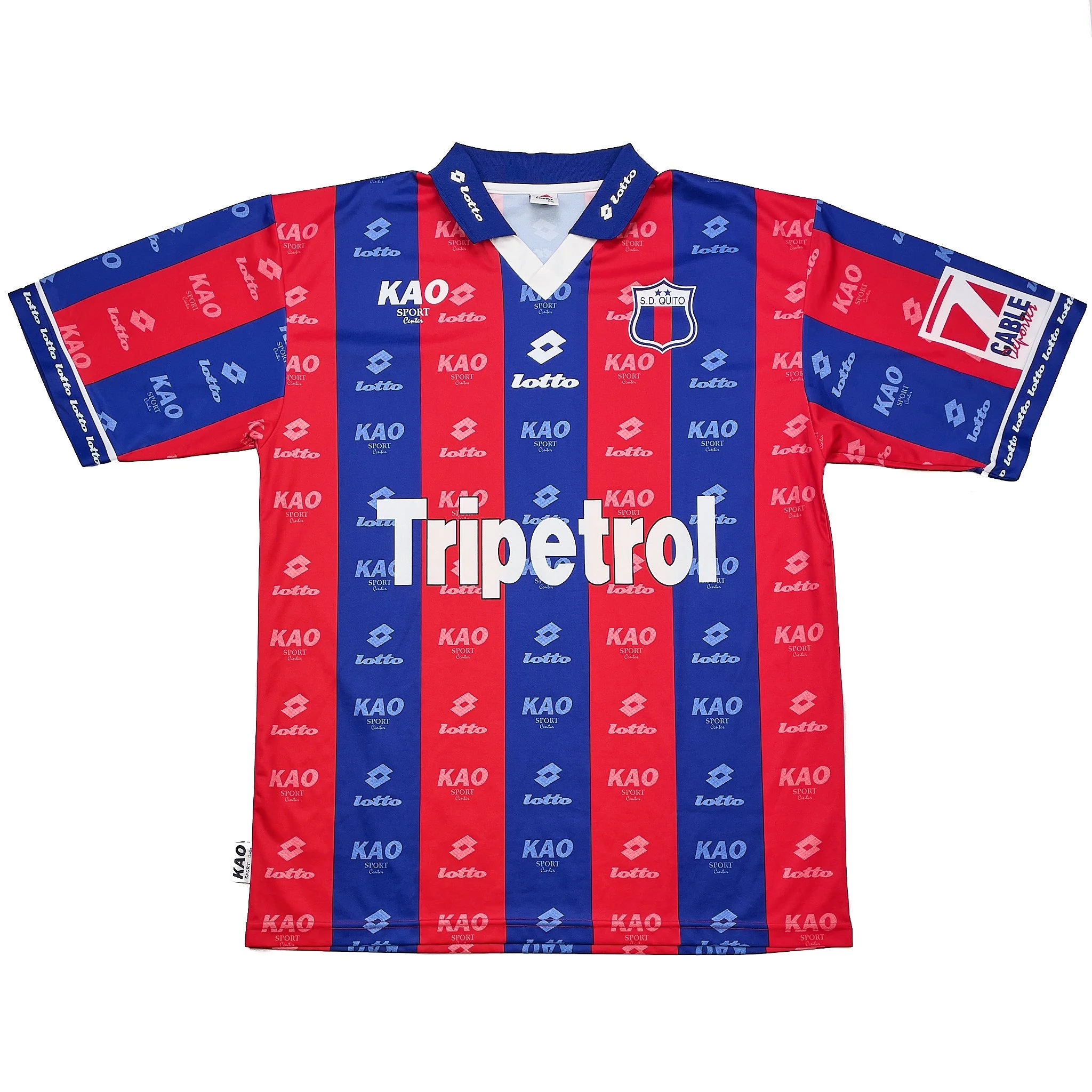 1996/98 Deportivo Quito Home Shirt (XXL) Lotto - Image 3