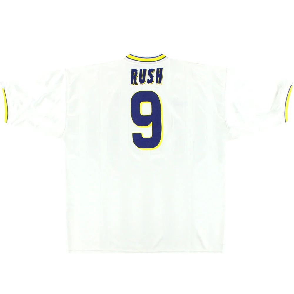 1996-98 Leeds Puma Home Shirt Rush #9 XL