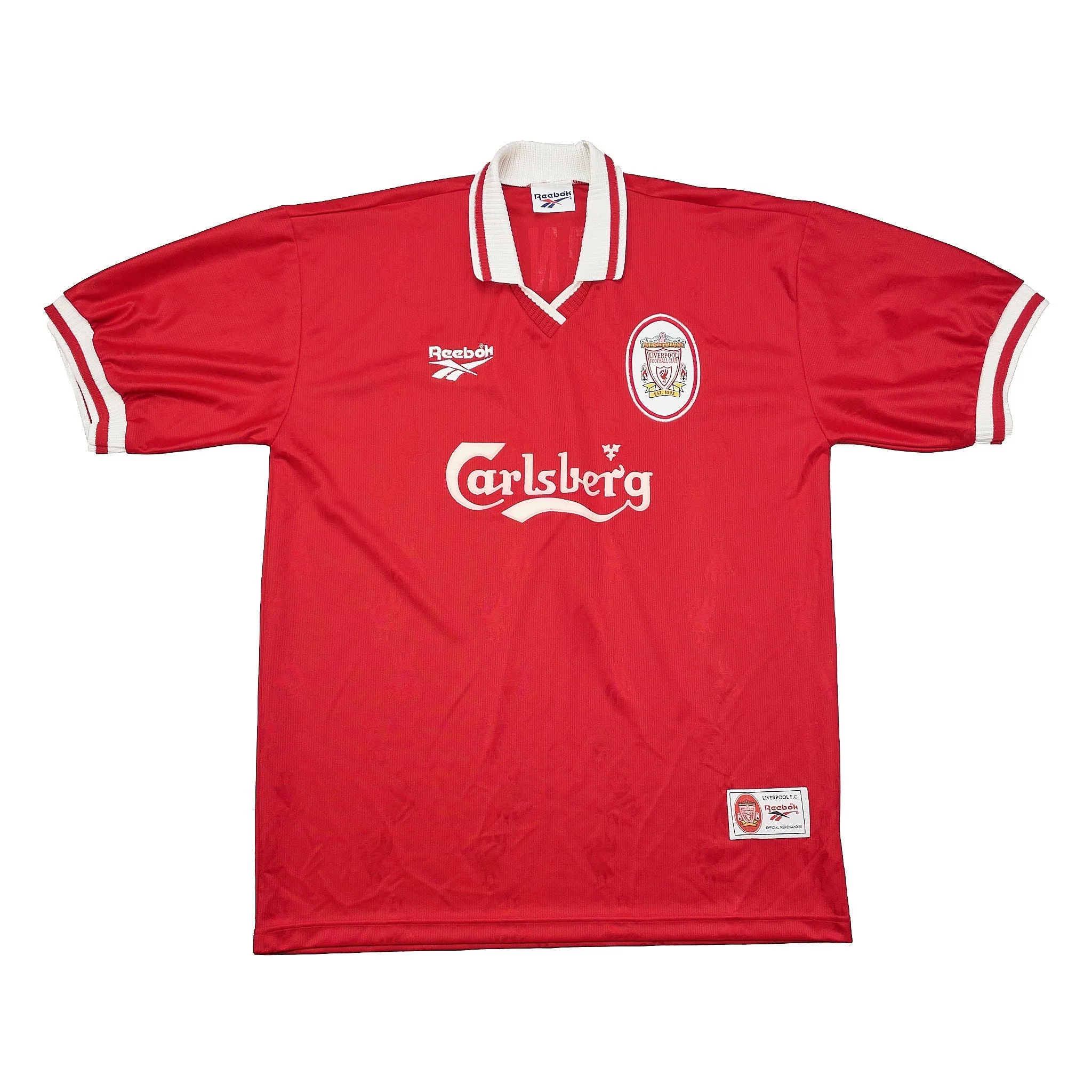 1996/98 Liverpool Mcmanaman #7 Home Shirt (XXL) Reebok - Image 2