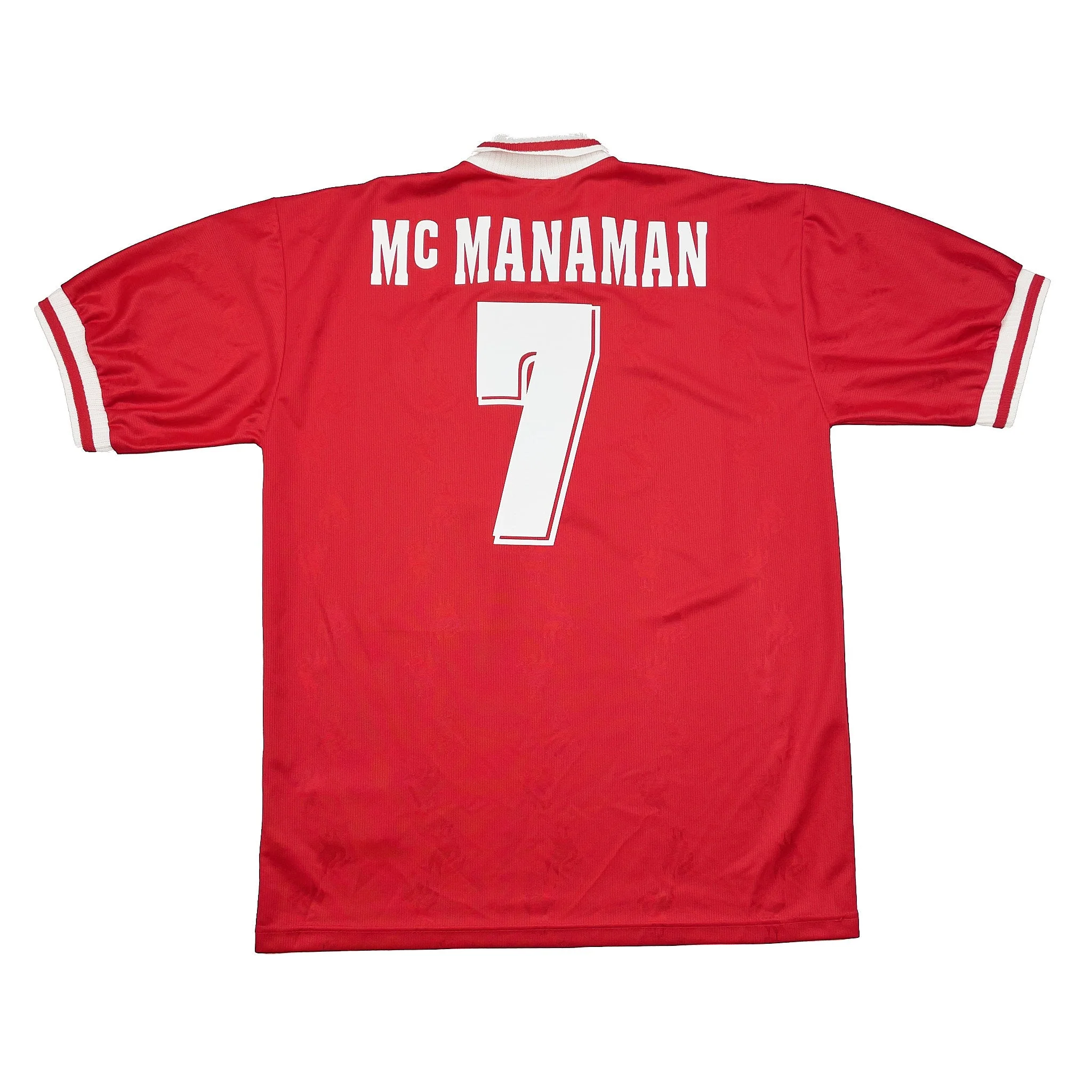 1996/98 Liverpool Mcmanaman #7 Home Shirt (XXL) Reebok - Image 3