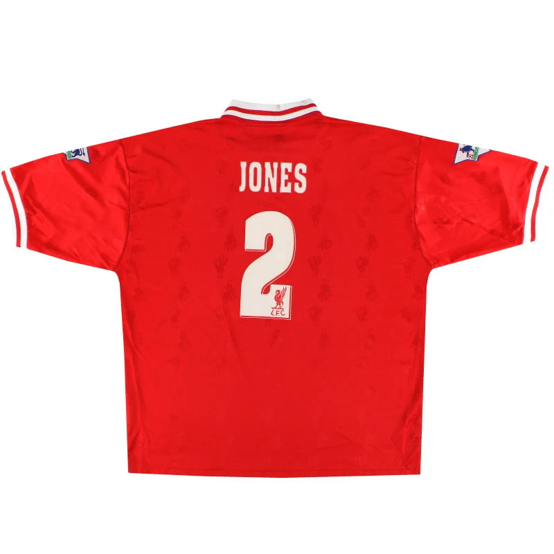 1996-98 Liverpool Reebok Home Shirt Jones #2 XL